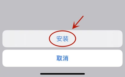 确认安装描述文件
